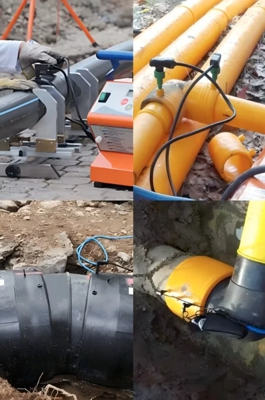 Accesorios de electrofusión en instalación y uso